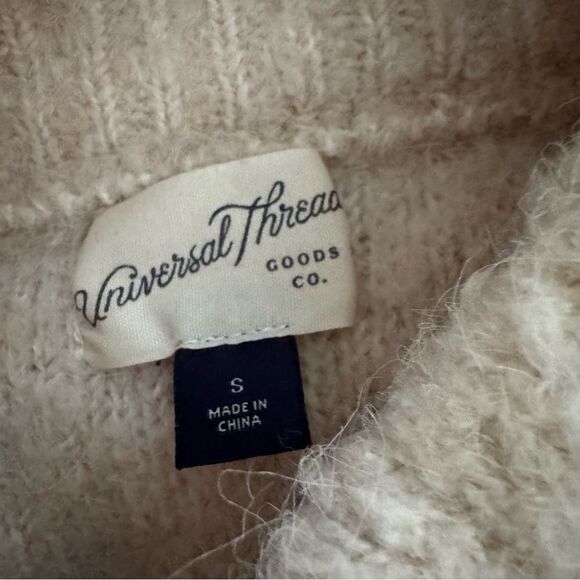 Universal Thread Cream Cowl Neck Sweater - Picture 5 of 10
